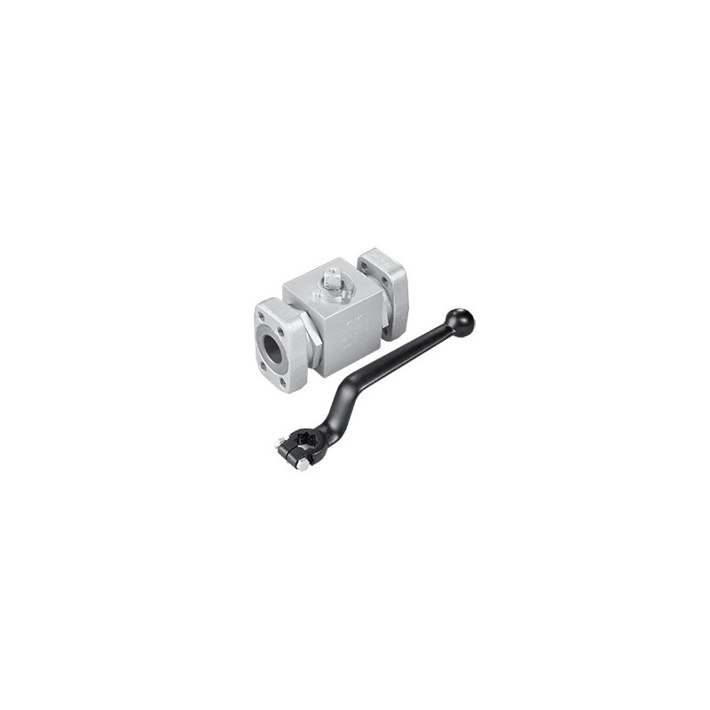 Hydac SAE Threaded Flanged 2-Way Ball Valves Type KHBG-F3/6 and KHMG-F3/6 Hydac SAE Threaded Flanged 2-Way Ball Valves Type KHBG-F3/6 and KHMG-F3/6