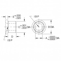 Carr Lane Bushing Drawing