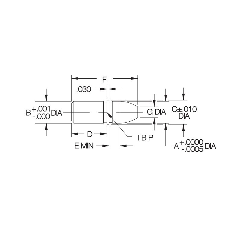 Dowel Pin Drawing