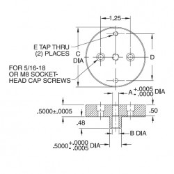 Carr Lane Construction Pads Shank Type Drawing Carr Lane Construction Pads Shank Type Drawing