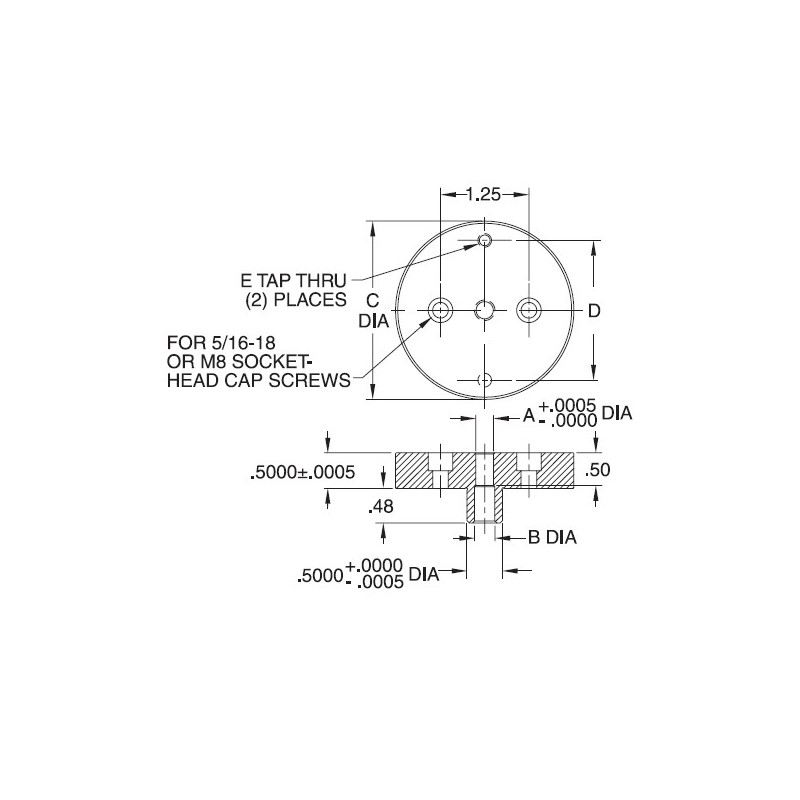 Carr Lane Construction Pads Shank Type Drawing Carr Lane Construction Pads Shank Type Drawing