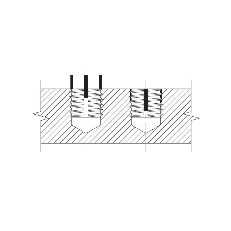 Carr Lane Solid Key Inserts Diagram