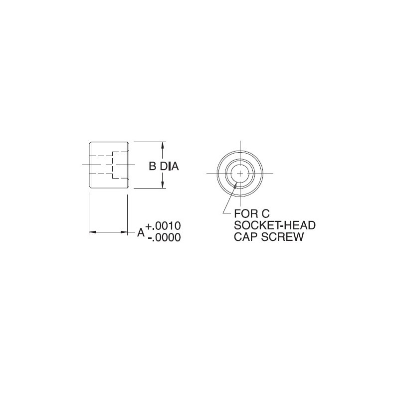 Carr Lane Jig Rest Buttons Drawing