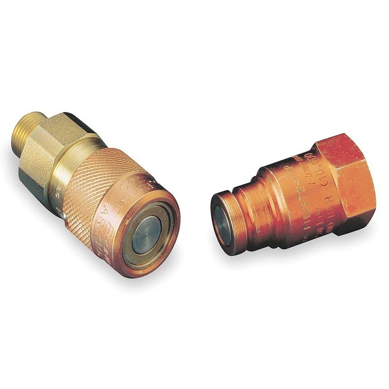 Enerpac F-604 Complete Hydraulic Coupler - Consists of Male (FH-604) and Female (FR-400) 