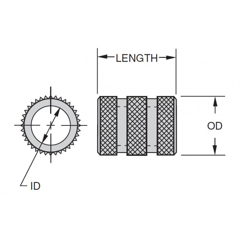 Carr Lane Diamond Grove Bushings 5/8 OD Carr Lane Diamond Grove Bushings 5/8 OD