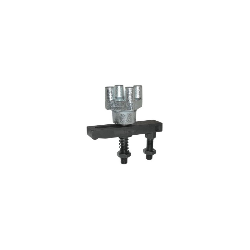 Carr Lane Slotted Heel Clamp Strap with Bar Knob with Spherical Washer