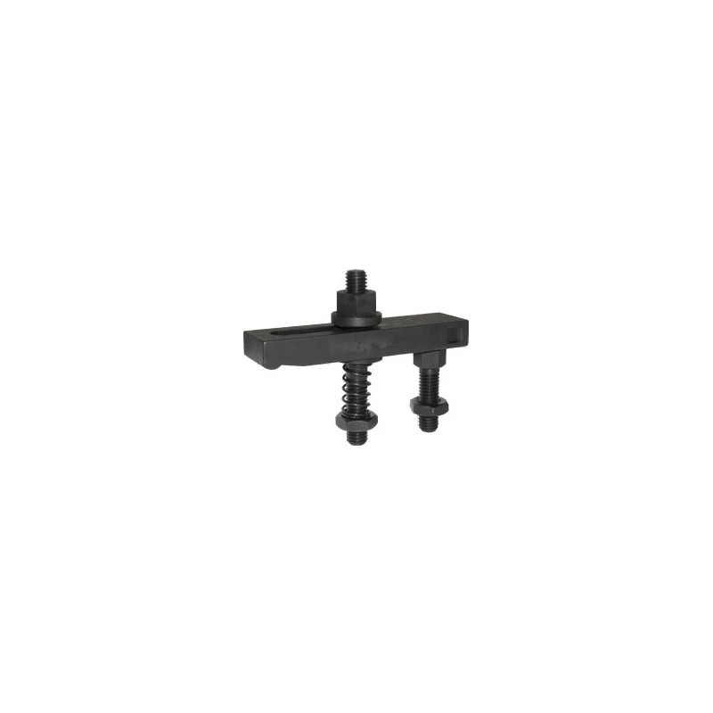Carr Lane Slotted Heel Clamp Strap with Flange Nut