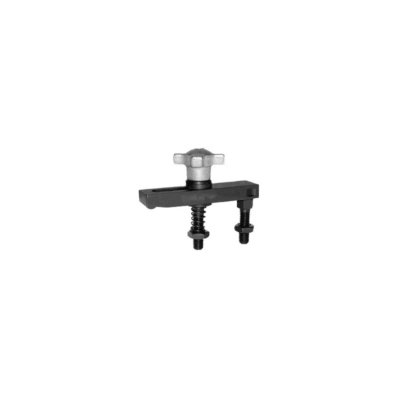 Carr Lane Slotted Heel Clamp Strap with Hand Knob with Spherical Washer