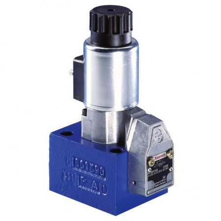 Bosch Rexroth Directional Poppet Valve, Directly Operated, with Solenoid Actuation Type M-.SEW 6