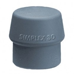 Carr Lane Simplex Hammer Type B Inserts Grey Thermoplastic (Medium Soft)