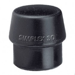Carr Lane Simplex Hammer Type C Inserts Black Rubber (Medium Soft)