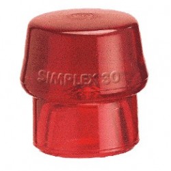 Carr Lane Simplex Hammer Type E Insert Red Plastic (Hard)