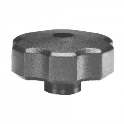 Carr Lane Fluted Thermoplastic Tapped through hole Knob
