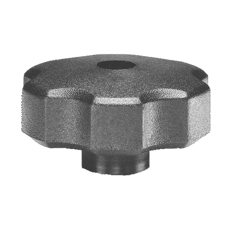 Carr Lane Fluted Thermoplastic Tapped through hole Knob