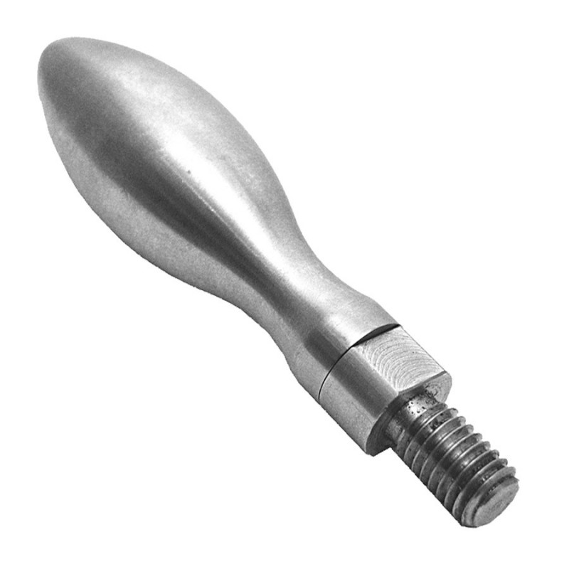 Carr Lane Rounded Design Threaded, Stainless Steel Solid Handles 