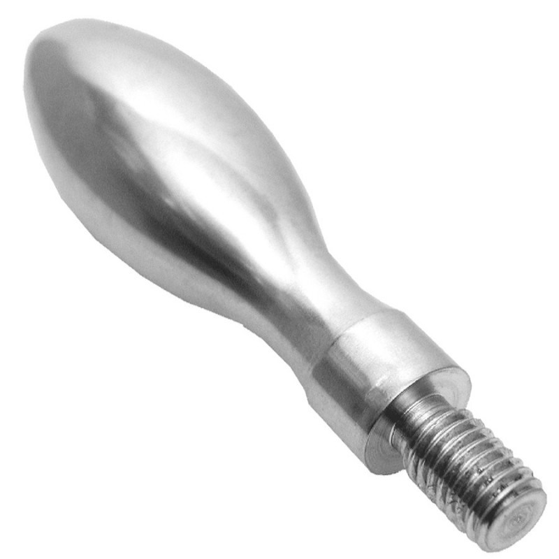 Carr Lane Rounded Design Threaded, Stainless Steel Revolving Handles 