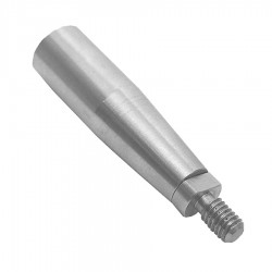 Carr Lane Square Design Threaded, Stainless Steel Revolving Handles 