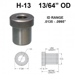 Carr Lane Head Press Fit Bushings 13/64 OD Carr Lane Head Press Fit Bushings 13/64 OD
