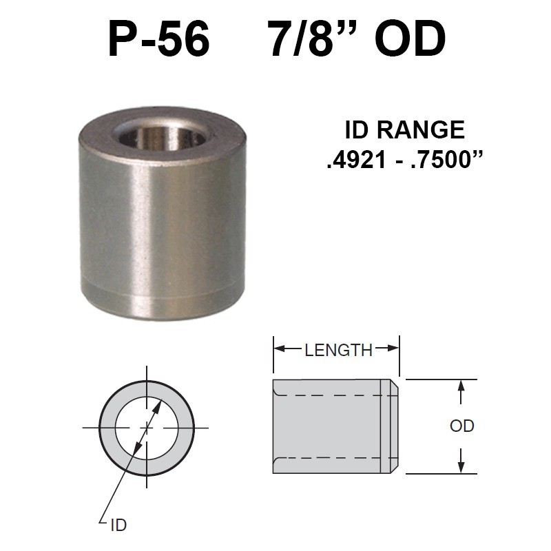 Carr Lane Press Fit Bushings 7/8 OD Carr Lane Press Fit Bushings 7/8 OD