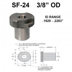 Carr Lane Slip/Fixed Renewable Bushings 3/8 OD