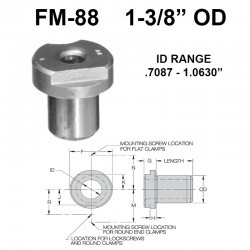 Carr Lane Flat Milled Renewable Bushings 1-3/8 OD Carr Lane Flat Milled Renewable Bushings 1-3/8 OD