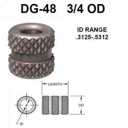 Carr Lane Diamond Grove Bushings 3/4 OD Carr Lane Diamond Grove Bushings 3/4 OD