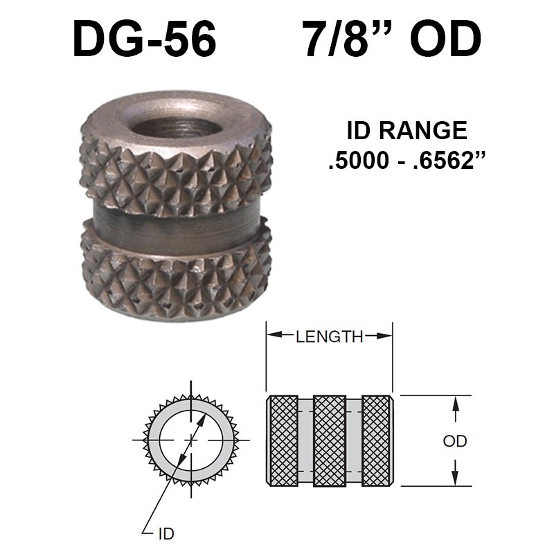 Carr Lane Diamond Grove Bushings 7/8 OD Carr Lane Diamond Grove Bushings 7/8 OD