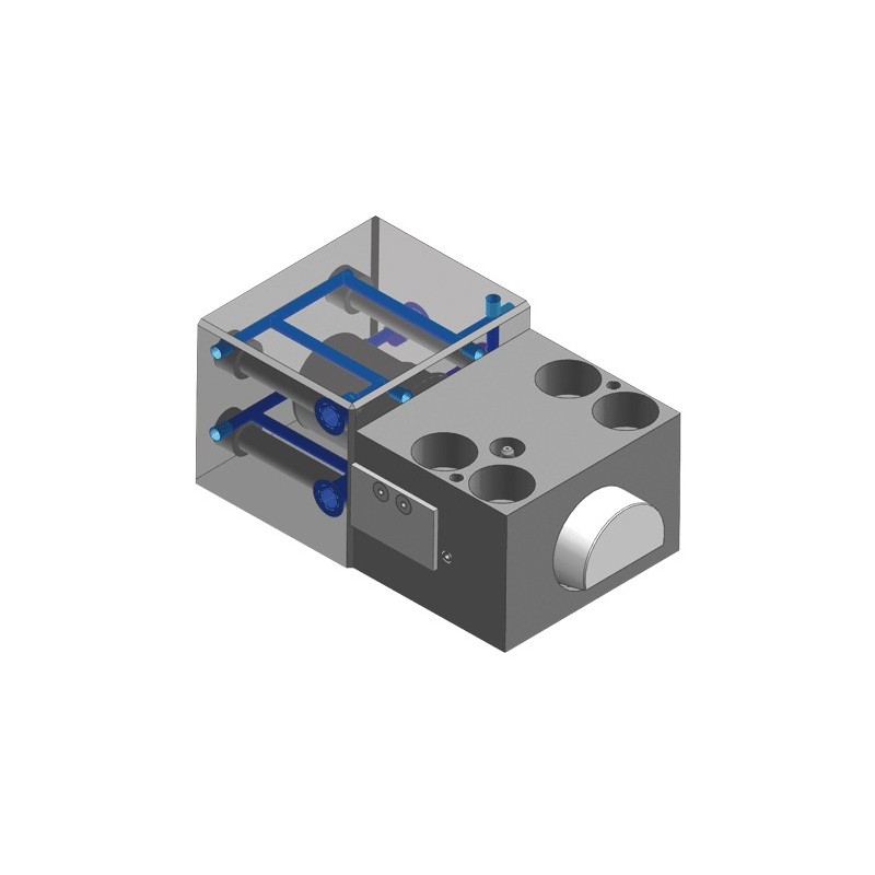 Wedge Clamps for Tapered Clamping Edge with Cooling Circuit for Temperatures up to 250 °C - HILMA WZ 2.2410