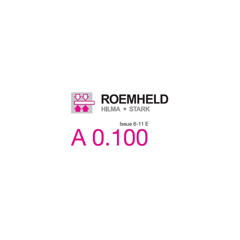 Roemheld General Characteristics of Hydraulic Equipment A0.100