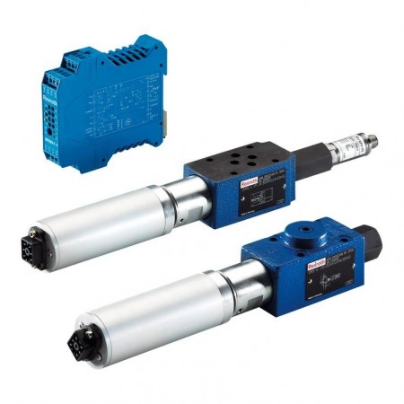 Bosch Rexroth Proportional Pressure Reducing Valve, Pilot-operated with DC Motor Actuation ZDRS