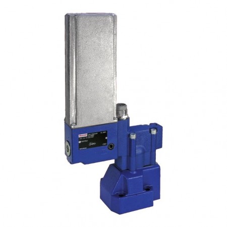 Bosch Rexroth Proportional Pressure Relief Valve, Pilot-operated, with Direct Current Motor Operation DBG