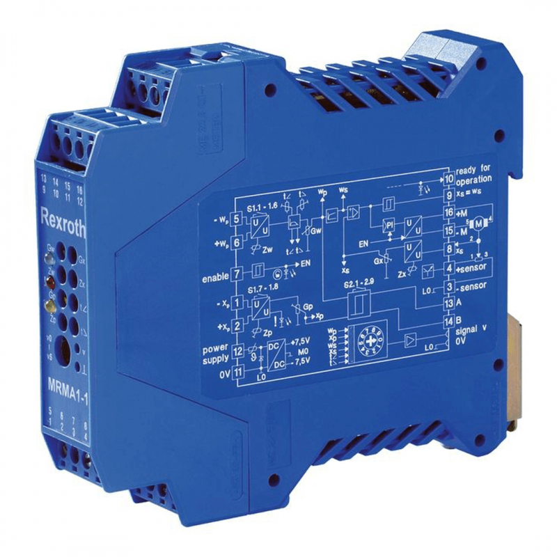 Bosch Rexroth Valve Amplifiers for Proportional Pressure Valves VT-MRMA1-1-1X Bosch Rexroth Valve Amplifiers for Proportional Pressure Valves VT-MRMA1-1-1X