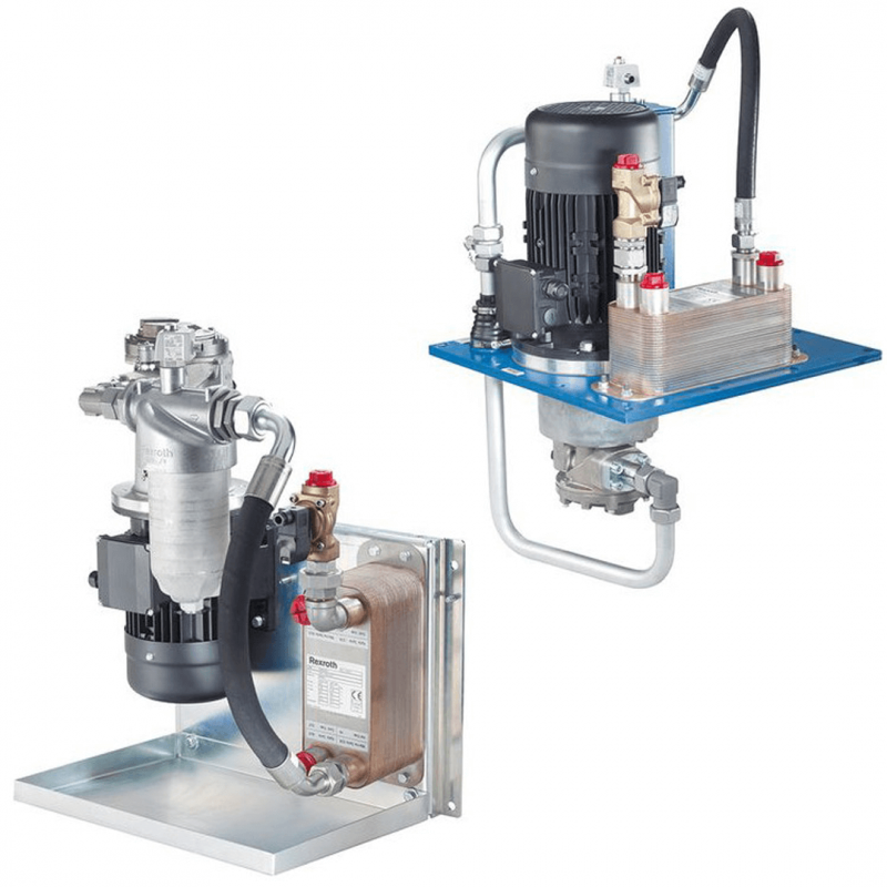 Bosch Rexroth Filter Cooler Unit with Inline Filter according to DIN 24550 Type ABUKG