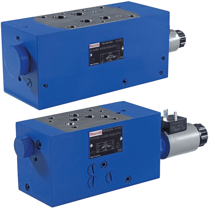 Bosch Rexroth On/off Directional Seat Valves with Electro-hydraulic Actuation M-Z4SEH