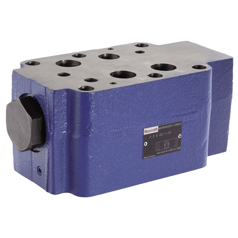 Bosch Rexroth Pilot operated On/off check valves of sandwich plate design Z2S 22
