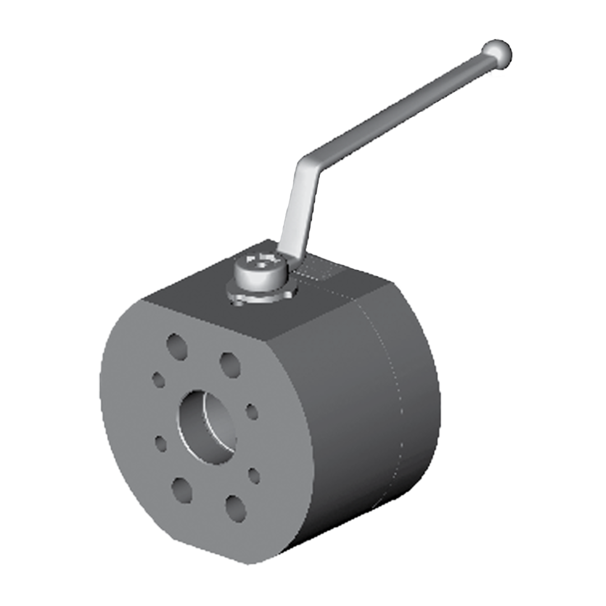 Wright Valves Threaded Isolator Valve With Rotating Flange – RFVT2-100, Includes Pump Gasket & T-Handle