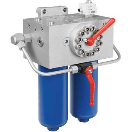 Hengst duplex filter with filter element Type 400 LD(N)