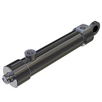 Double Acting Industrial Hydraulic Cylinder with External Gland Construction 