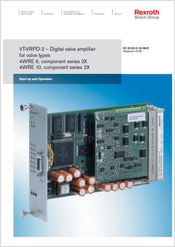 Digital Valve Amplifier for Proportional Directional Valves with ...